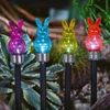 Kép 2/2 - Leszúrható szolár lámpa - nyuszi - 1 fehér LED - 5,5 x 38,5 cm