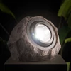 Kép 3/4 - LED-es kültéri szolár lámpa - szikla, kő - fehér SMD LED - 20 x 12 x 16 cm