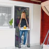 Kép 2/4 - Szúnyogháló függöny ajtóra -mágneses- 100 x 210 cm - virágos pillangós