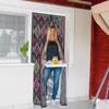 Kép 2/4 - Szúnyogháló függöny ajtóra -mágneses- 100 x 210 cm - bogaras