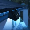Kép 1/5 - Szolár ereszcsatorna fény - 6 hidegfehér SMD LED - fekete