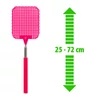 Kép 2/2 - Légycsapó - teleszkópos - műanyag - 25 - 72 cm - 4 szín