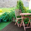 Kép 1/2 - WPC padlóburkolat - 4 léces - 30 x 30 cm - fekete - 11 db / csomag