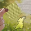 Kép 2/4 - Szúnyogháló javítófolt - 10 x 10 cm - fekete - 4 db / csomag