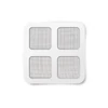 Kép 1/4 - Szúnyogháló javítófolt - 10 x 10 cm - szürke - 4 db / csomag