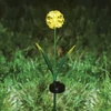 Kép 1/6 - Leszúrható szolár virág - hortenzia - 2 féle - 25 melegfehér LED - 13 x 7 x 65 cm