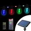 Kép 1/9 - Smart szolár fényfüzér - 84+15 db RGB LED - 14,5 m - bluetooth