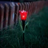Kép 1/4 - LED-es szolár tulipánlámpa - sárga / piros / rózsaszín - 31 cm - 12 db / kínáló