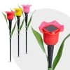 Kép 2/4 - LED-es szolár tulipánlámpa - sárga / piros / rózsaszín - 31 cm - 12 db / kínáló