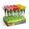 Kép 4/4 - LED-es szolár tulipánlámpa - sárga / piros / rózsaszín - 31 cm - 12 db / kínáló