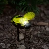 Kép 1/3 - Leszúrható szolár lámpa - méhecske - 8 x 6,5 x 14 cm - Fehér LED