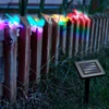 Kép 3/4 - LED szolár fényfüzér - pillangó - 2,9 m - 10 színes LED