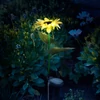 Kép 1/3 - Leszúrható szolár napraforgó - 75 cm - 8 melegfehér LED