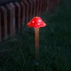 Kép 1/4 - Leszúrható szolár gomba - 33,5 cm - 1 hidegfehér LED