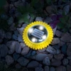 Kép 1/3 - LED-es leszúrható szolár lámpa - sárga - hidegfehér - 11,5 x 2,3 cm