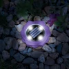 Kép 1/3 - LED-es leszúrható szolár lámpa - lila - hidegfehér - 11,5 x 2,3 cm