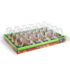 Kép 3/3 - Szolár lámpa - gyertya - lángeffekt - 1 melegfehér LED - 6 x 9 cm