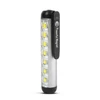 Kép 1/3 - LED-es zseblámpa - munkalámpa móddal - 400 mAh akkumulátor - XPE + SMD LED - 500 lm - IP55 - ezüst