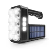 Kép 1/4 - Szolár COB LED zseblámpa - munkalámpa funkcióval - 1200 mAh - MicroUSB - 1000 lumen - IP55