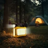 Kép 1/6 - Multifunkciós kézi lámpa - szolár panel, USB-C - 6 világítási mód, 8 LED, 3600 mAh