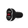 Kép 2/2 - Autós szivargyújtó adapter - 2 x USB, feszültségmérővel és árammérővel - fekete