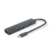 Kép 2/4 - Multifunkciós USB Hub - HDMI + Type-C 3.0 - 3xUSB-A, 1xType-C - 5 Gbps, 100 W - fekete