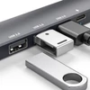 Kép 3/4 - Multifunkciós USB Hub - HDMI + Type-C 3.0 - 3xUSB-A, 1xType-C - 5 Gbps, 100 W - fekete
