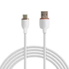 Kép 1/4 - Adatkábel - Type-C / USB-A - fehér - 1 m - 2.4A - 12 W