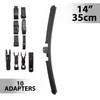 Kép 1/4 - Ablaktörlő 14"/35 cm - 10 db adapterrel