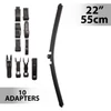 Kép 1/4 - Ablaktörlő 22"/55 cm - 10 db adapterrel