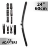 Kép 1/4 - Ablaktörlő 24"/60 cm - 10 db adapterrel