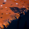 Kép 1/2 - Halloween-i asztalterítő - alumínium hatású - 137 x 183 cm - kastély