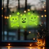 Kép 1/2 - Halloween-i foszforeszkáló ablakdekor - koponya - 29 x 16 cm
