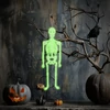 Kép 1/2 - Halloween-i foszforeszkáló dekoráció - csontváz - 32 x 11 cm