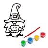 Kép 2/3 - Halloween-i kifesthető ablakdekor - manó - 4 szín - ecsettel