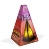 Kép 4/4 - Halloween-i LED lámpás - tök - melegfehér - fekete - 9,5 x 9,5 x 17 cm - 2 x AAA