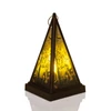 Kép 3/4 - Halloween-i LED lámpás - csontváz - melegfehér - fekete - 9,5 x 9,5 x 17 cm - 2 x AAA