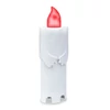 Kép 2/3 - Halloween-i LED-es gyertya - szellem - 4 színű LED - 12 x 4,5 x 3 cm