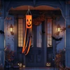 Kép 1/2 - Halloween-i szélzsák dekoráció - tök - narancssárga - 122 cm