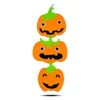 Kép 2/2 - Halloween-i dekoráció - tök - akasztható - filc - 63 x 32 cm