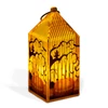 Kép 2/3 - Halloween-i LED lámpás - tök - narancs LED - 2 x LR44 - 4 x 4 x 9,5 cm