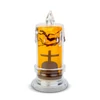 Kép 2/4 - Halloween-i LED gyertya dekoráció - sírkő - narancs LED - 3 x LR1130 - 5 x 5 x 10 cm