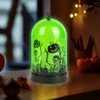Kép 1/2 - Halloween-i LED dekor - zöld - 3 x AAA - 8 x 12,5 cm