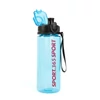 Kép 4/9 - Sport kulacs - műanyag, átlátszó - 600 ml - 3 színben