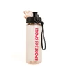 Kép 6/9 - Sport kulacs - műanyag, átlátszó - 600 ml - 3 színben