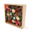 Kép 3/3 - Adventi dekoráció - gyertyatartóval - 30 cm