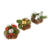 Kép 2/9 - Adventi dekoráció - mécsestartóval - 6 féle - 13 cm