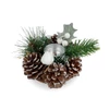 Kép 5/9 - Adventi dekoráció - mécsestartóval - 6 féle - 13 cm