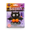 Kép 4/4 - Halloween lufi - denevér - 10 db / csomag