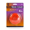 Kép 3/3 - Halloween-i LED hangulatvilágítás - 4 színű LED - 2 x AAA - narancs - 77 x 35 mm